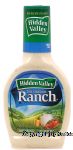 Hidden Valley  the original ranch salad dressing Center Front Picture