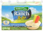 Hidden Valley To Go original ranch dressing, 8-count cups Center Front Picture