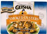 Geisha Oysters In Cottonseed  Oil Fancy Smoked Center Front Picture