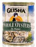 Geisha Oysters Whole In Water Center Front Picture