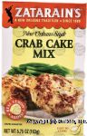 Zatarain's  New Orleans Style Crab Cake Mix Center Front Picture