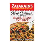 Zatarain's New Orleans Style black beans and rice Center Front Picture