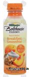 Bolthouse Farms  peach parfait breakfast smoothie Center Front Picture