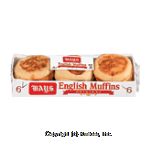 Bays English Muffins Original 6 Ct Center Front Picture