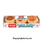 Bays English Muffins Sourdough 6 Ct Center Front Picture