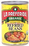 La Preferida  organic authentic refried beans Center Front Picture