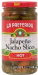 La Preferida  jalapeno nacho slices hot Center Front Picture