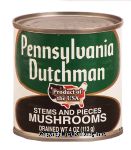 Pennsylvania Dutchman Mushrooms Stems & Pieces Center Front Picture