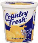 Country Fresh  french onion dip made with sour cream Center Front Picture