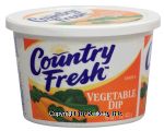 Country Fresh  vegetable dip made with sour cream Center Front Picture