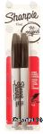 Sharpie  permanent marker fine point black ink, bi-pack Center Front Picture