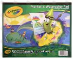 Crayola  marker & watercolor pad, 50 pages, nontoxic Center Front Picture