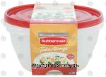 Rubbermaid Take Alongs 2 servings bowls with quik clik seal lids, 15.7 cups Center Front Picture