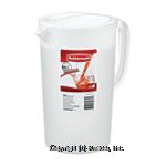 Rubbermaid Servin' Saver Plus 1-gallon, 3.8-liter, beverage pitcher, ergonomic handle, lid locks into 3 positions Center Front Picture