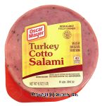 Oscar Mayer  Turkey Cotto Salami 50% Less Fat Center Front Picture