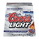 Coors Light Beer Longneck 12 Oz  Center Front Picture