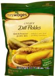 Mrs. Wage's  create dill pickles, quick process pickle mix, makes 7 quarts Center Front Picture