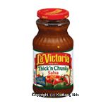 La Victoria Salsa thick'n chunky hot Center Front Picture