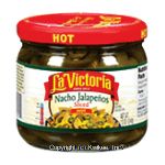 La Victoria Jalapenos nacho sliced hot Center Front Picture