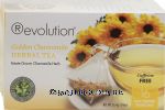 Revolution  golden chamomile herbal tea, caffeine free, estate grown chamomile herb, 16 flow through infuser bag Center Front Picture