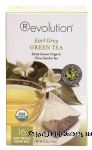 Revolution  earl grey green tea, 16-bags, organic Center Front Picture