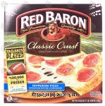 Red Baron Classic Crust pepperoni pizza Center Front Picture