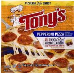 Tony's  pepperoni pizza Center Front Picture