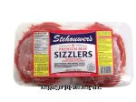 Stehouwer's  6 beef sizzlers, seasoned beef pattie between slices of beef ribeye Center Front Picture