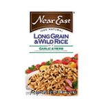 Near East Long Grain & Wild Rice Mix Garlic & Herb Center Front Picture