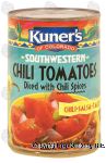 Kuner's of Colorado southwestern chili tomatoes diced with chili spices Center Front Picture