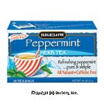 Bigelow  peppermint herb tea, caffeine free, 20-bags Center Front Picture