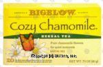 Bigelow  Cozy Chamomile All Natural Caffeine Free Center Front Picture