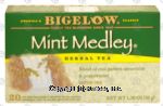 Bigelow Herbal Tea Mint Medley All Natural Caffeine Free Center Front Picture