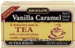 Bigelow Blend Tea Bags Vanilla Caramel Center Front Picture