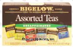 Bigelow  six assorted teas, decaffeinated, 18 tea bags Center Front Picture