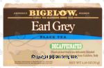 Bigelow Earl Grey decaffeinated tea perfectly flavored with natural bergamot, 20 tea bags Center Front Picture