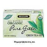 Bigelow Organic pure green tea, 20-bags Center Front Picture