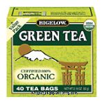 Bigelow Green Tea Bags Organic Green Tea All Natural Center Front Picture