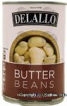 Delallo  butter beans Center Front Picture