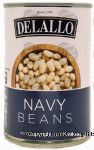 Delallo  navy beans Center Front Picture