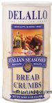 Delallo  italian seasoned bread crumbs Center Front Picture