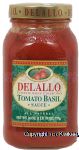 Delallo Ultimate Sauce Collection tomato basil sauce Center Front Picture