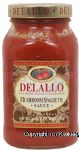 Delallo Ultimate Sauce Collection spaghetti sauce with mushrooms Center Front Picture