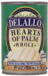 Delallo  hearts of palm, whole Center Front Picture