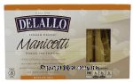 Delallo  manicotti dry pasta Center Front Picture