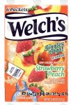 Welch's Singles to go! strawberry peach flavor powder drink mix, 6-packets Center Front Picture