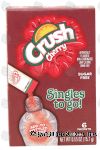 Crush Singles to go! cherry flavor powder drink mix, sugar free, 6-packets Center Front Picture