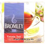 Bromley Estate Tea blend of fine black teas, 100-individually wrapped bags Center Front Picture