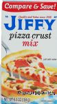 Jiffy  pizza crust mix just add water Center Front Picture