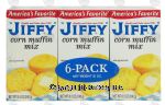 Jiffy  corn muffin mix 6-count, add egg and milk Center Front Picture